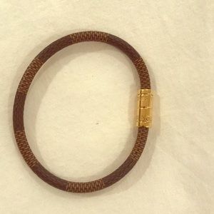 Louis Vuitton leather bracelet